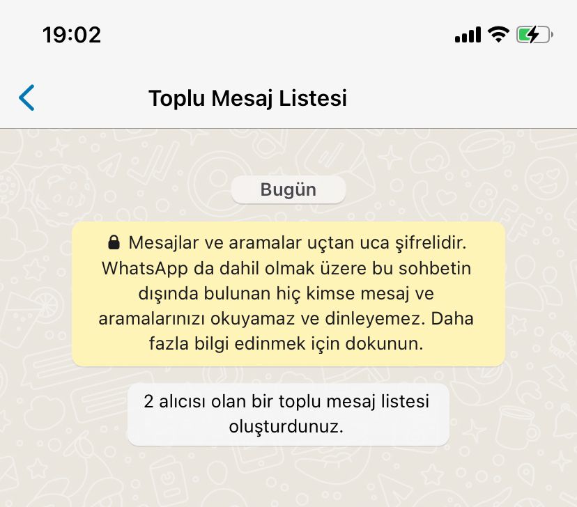 Whatsapp toplu mesaj listesi nasıl yapılır
